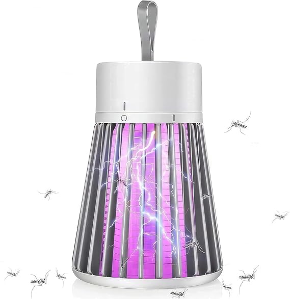 Mosquito Killer Lamp, Bug Zapper Insect Killer Fly Repellent Electric with Night Light, Powerful Mosquito Repellent Pest Control Traps for Indoor and Outdoor (CN-10)
