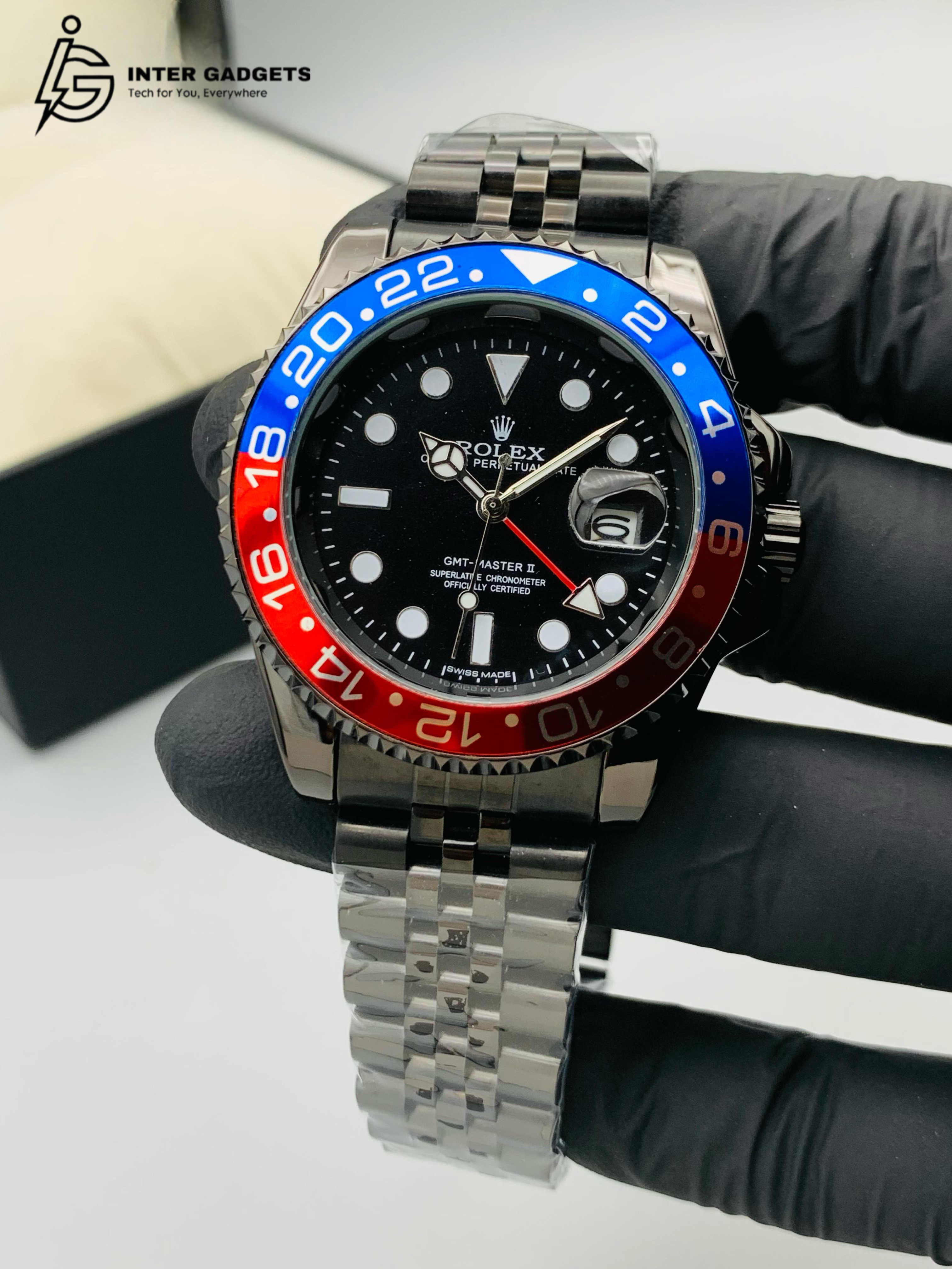 Rolex GMT master 2 Stainless Steel chain  4 needles Moving bazzle