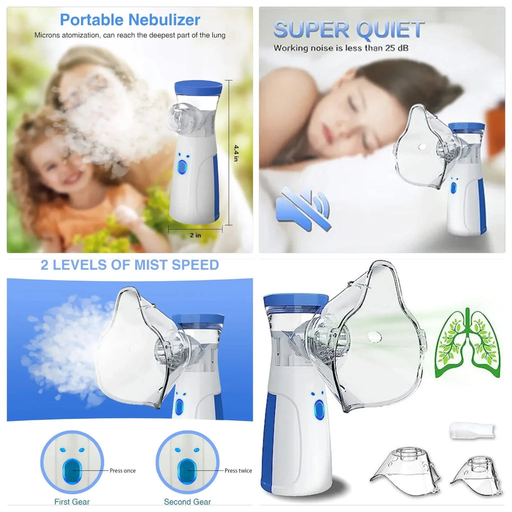 Mini Mesh Nebulizer Portable Handheld & Effective